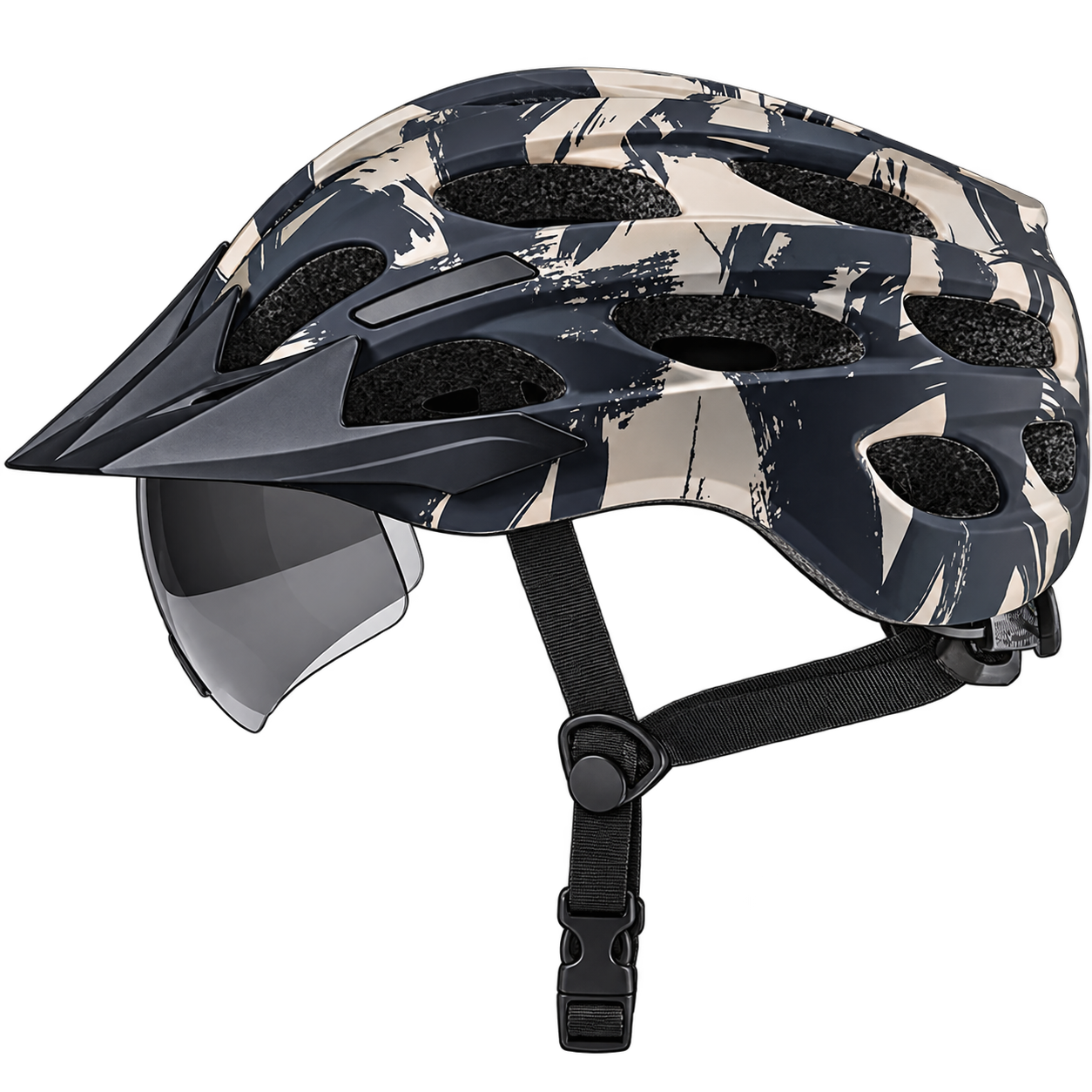 Camo bicycle helmet