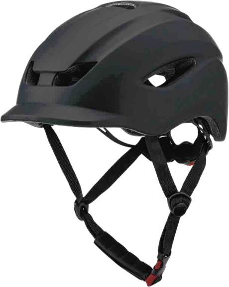 AEH009 bicycle helmet, three-quarter studio view