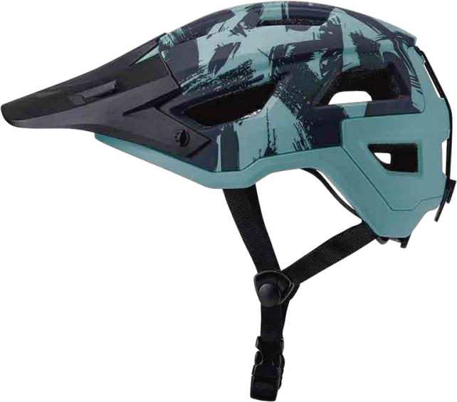 AEH025 MTB helmet, open-face studio view