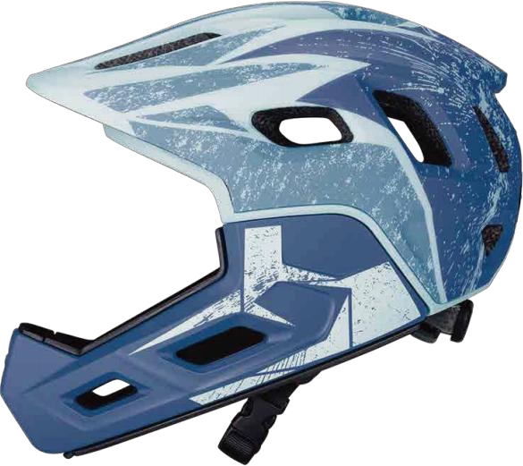AEH060 kids helmet, three-quarter studio view