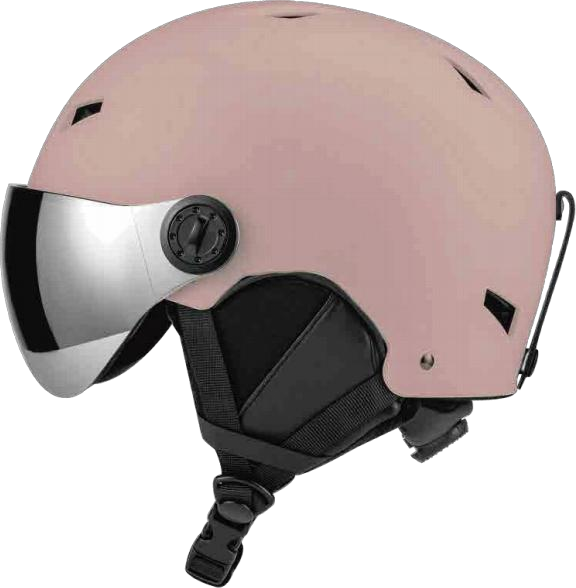 AES024 ski helmet, three-quarter studio view